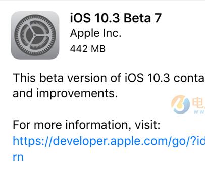 iOS10.3 Beta7ô