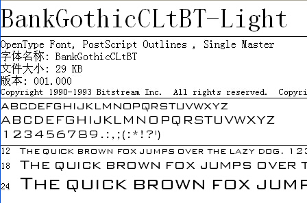 BankGothicCLtBT-Light