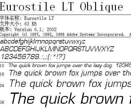 Eurostile-LT-Oblique