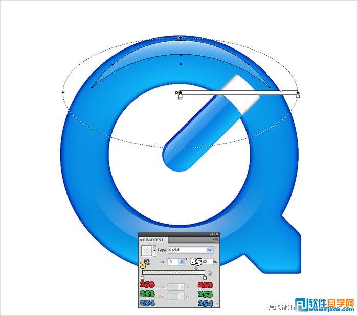 illustrator cs6制作quicktime图标