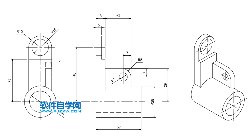 solidworks新手零件练习