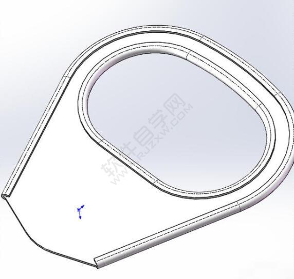 易拉罐拉环钣金零件怎么用solidworks画