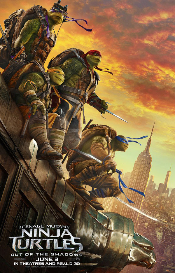 忍者神龟之变种时代电影海报设计