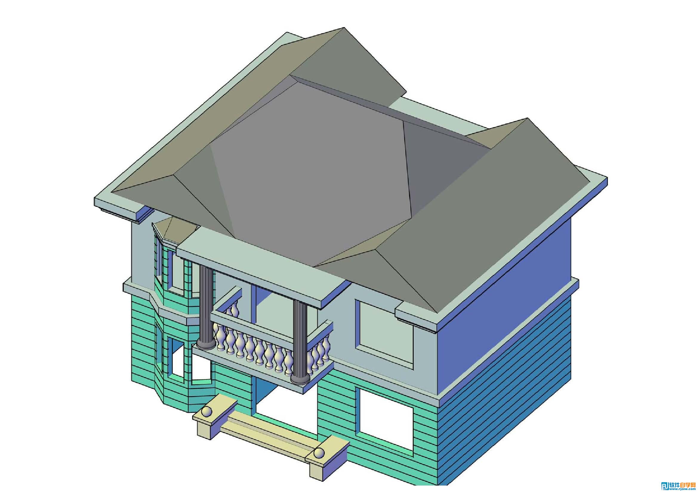 房子初步结构设计图纸 - 1 - 软件自学网