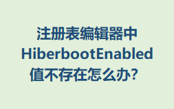 ע༭HiberbootEnabledֵô죿