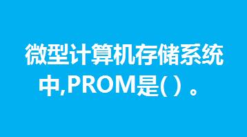 5.΢ͼ洢ϵͳ,PROM(