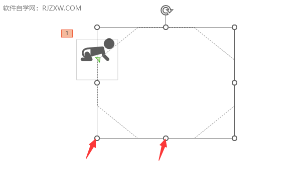 PPT怎么设置图标八边形路径动画