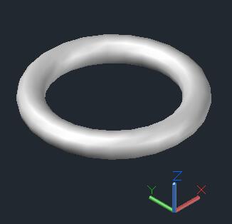 CAD2014怎么画圆环体