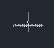 cad2026��һ��ֱ���ϵȾ�����Բ�ķ���