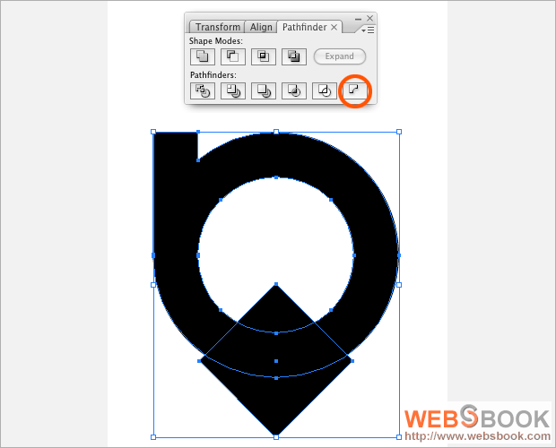 logo的形狀到這裡就基本完成了為logo增加3d效果當我們完成logo標誌的