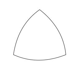 cdr怎么画有弧度的三角形