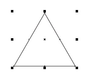coreldraw怎么画等边三角形