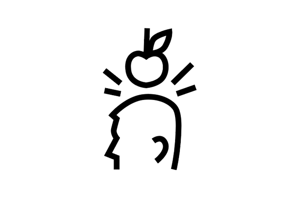 Illustrator如何绘制一个水果砸在头上