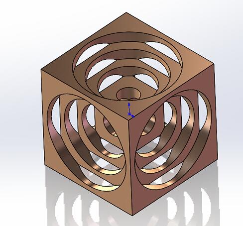 首页 图文教程 机械设计 solidworks教程 1,solidworks艺术立方体