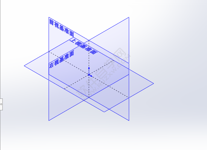 solidworks基準面顏色修改的方法