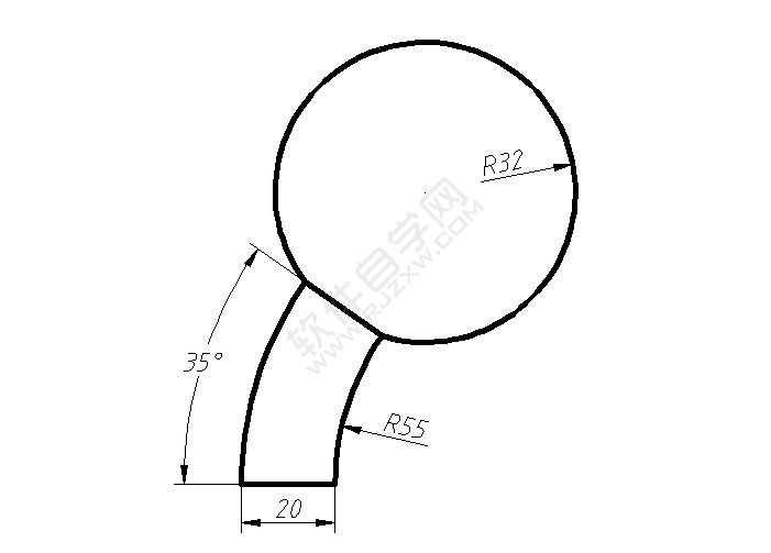 怎麼利用solidworks圓弧工具畫草圖練習